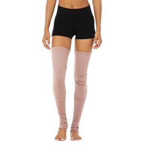 ALO YOGA GODDESS LEG WARMERS - Smoky Quartz Heather